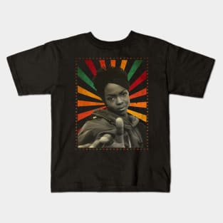 Lauryn Hill // Vintage Style Kids T-Shirt